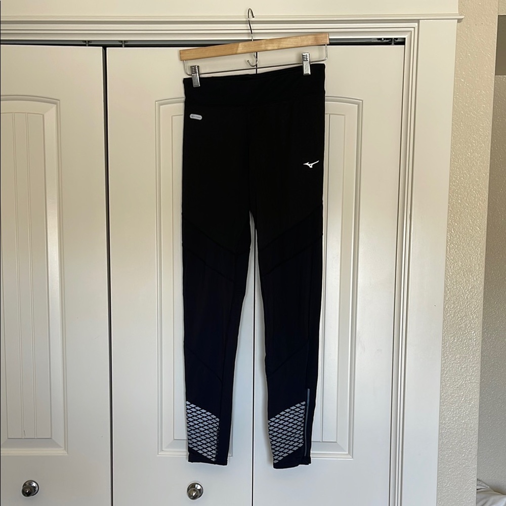 Mizuno Black Thermal Running Track Pants